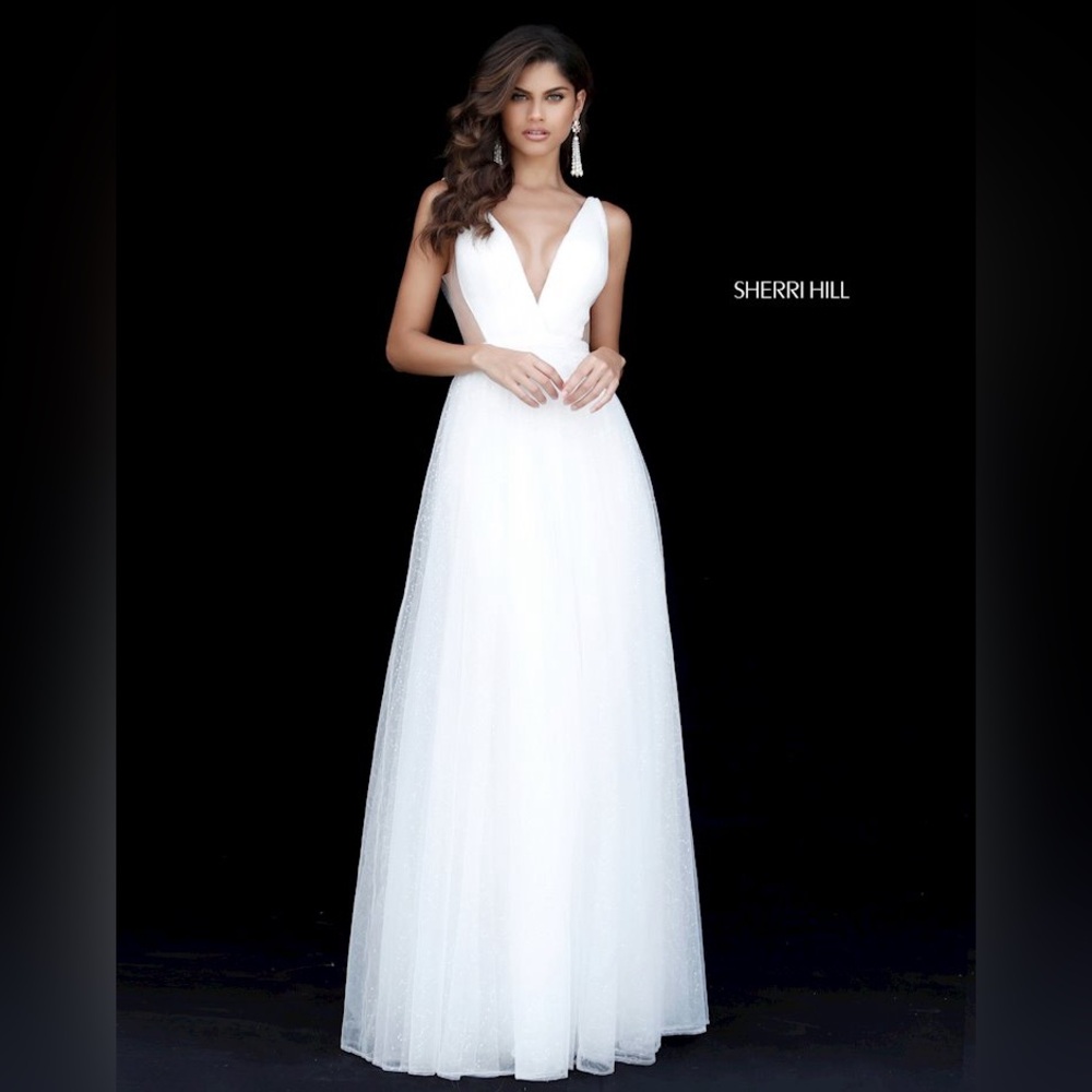 NWT Sherri Hill Style# 51620 Gown
Color: Blush Dress-Size 14  (SEE PICS)